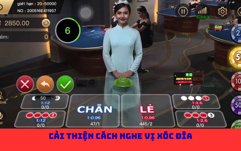 Cải thiện cách nghe vị xóc đĩa