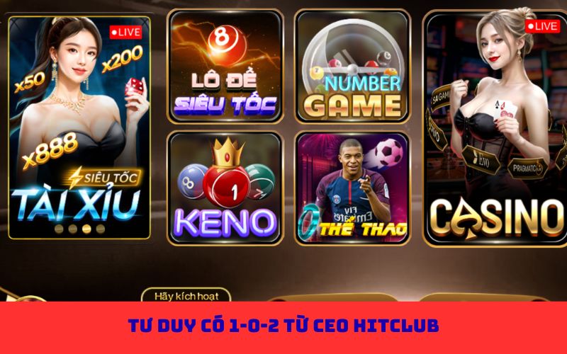 Tư duy có 1-0-2 từ CEO Hitclub