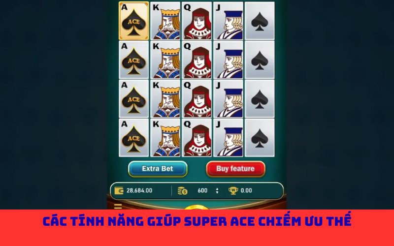 Các tính năng giúp Super Ace chiếm ưu thế